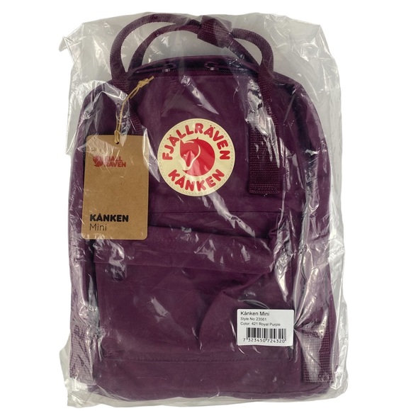 Fjallraven Bags Nwt Fjallraven î€€Kankenî€ Mini î€€Backpackî€ Royal Purple ...